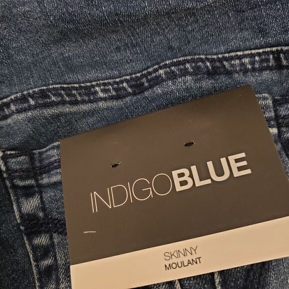 "Indigo Blue " Maternity Jeggings Size : PXS Blue NWT - Picture 3 of 8